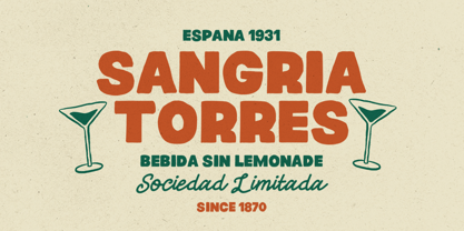 Gambiro Holiday Font Poster 8
