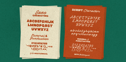Gambiro Holiday Font Poster 12