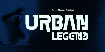 Adeco Font Poster 3