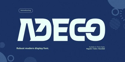 Adeco Font Poster 1