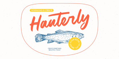 Hauterly Font Poster 1
