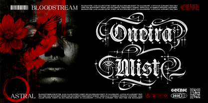 Gryphire Black Font Poster 3