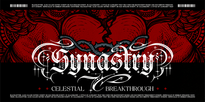 Gryphire Black Font Poster 2