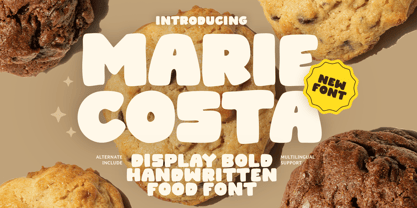 Marie Costa Font Poster 1