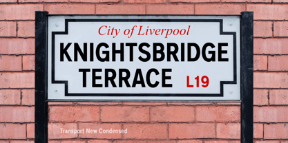 Transport New Font Poster 8