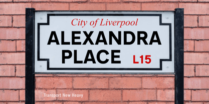 Transport New Font Poster 10