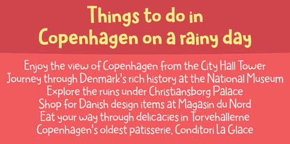 Perfect Timing Font Poster 3