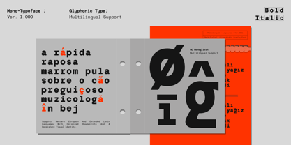 GC Monoglitch Font Poster 9