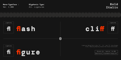 GC Monoglitch Font Poster 8