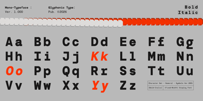 GC Monoglitch Font Poster 2