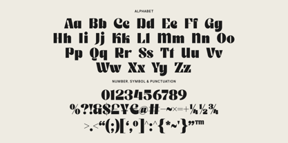 Botaric Font Poster 5