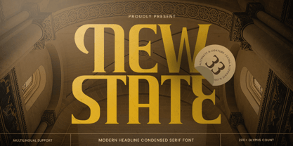 New States Font Poster 1