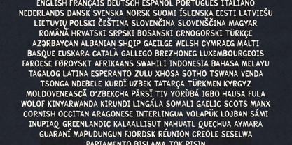 Penlore Font Poster 12