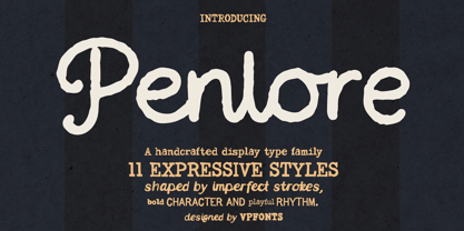 Penlore Font Poster 1