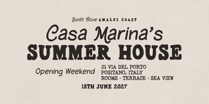 Penlore Font Poster 2