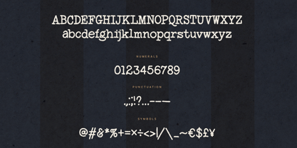 Penlore Font Poster 8