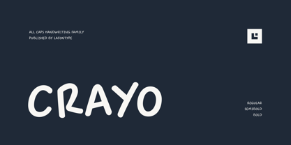Crayo Font Poster 1