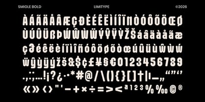 Smigle Font Poster 11
