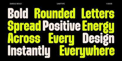 Smigle Font Poster 9