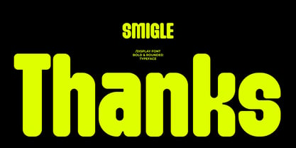 Smigle Font Poster 12