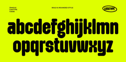 Smigle Font Poster 8