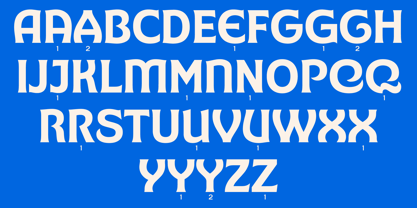 SG Chaps Font Poster 3