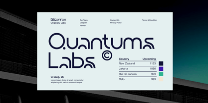 Sogea Font Poster 3