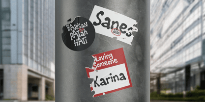 Barisan Patah Hati Font Poster 10
