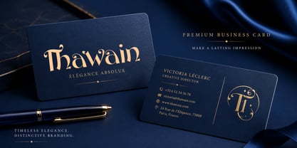 Thawain Serif Font Poster 4