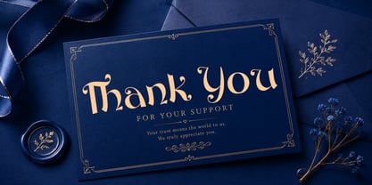 Thawain Serif Font Poster 11