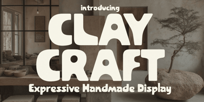Claycraft Font Poster 1