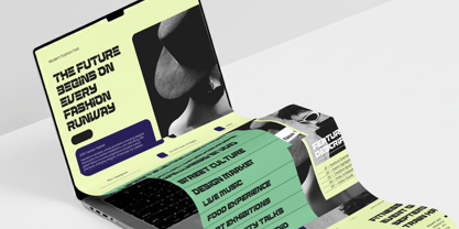 Vision Horizon Font Poster 3