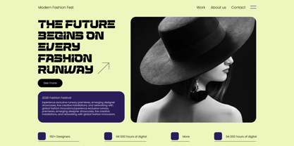 Vision Horizon Font Poster 9