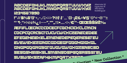 Vision Horizon Font Poster 10