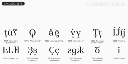 TT Nooks Serif Font Poster 14