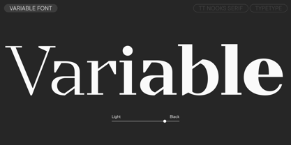 TT Nooks Serif Font Poster 5