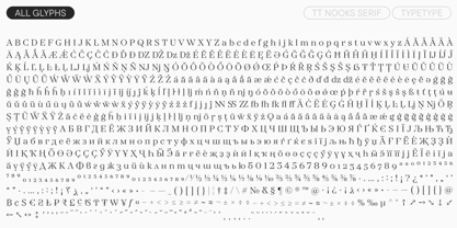 TT Nooks Serif Font Poster 10