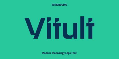 Vitult Font Poster 1