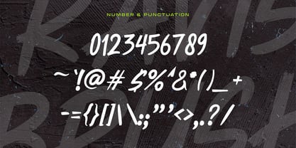 Travis Brush Font Poster 4
