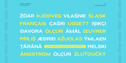 Larieno Font Poster 11