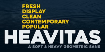 Heavitas Font Poster 1