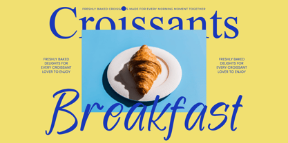 Coastal Blue Font Poster 4