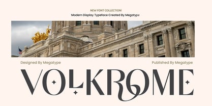 Volkrome Font Poster 1