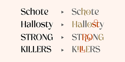 Volkrome Font Poster 14
