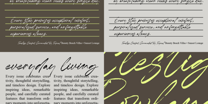 Clestige Rowland Font Poster 5