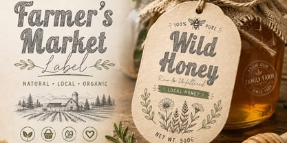 Pencil Grove Font Poster 3