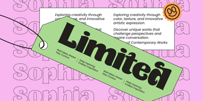 Bahlie Font Poster 6