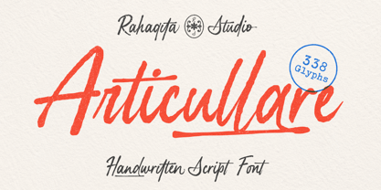 Articullare Font Poster 1