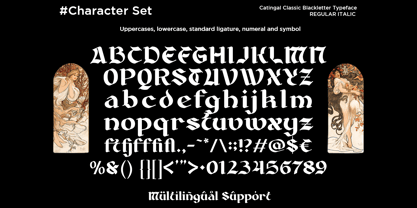 Catingal Font Poster 11