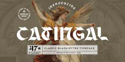 Catingal Font Poster 1